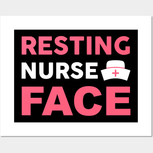 Resting Nurse Face Posters and Art